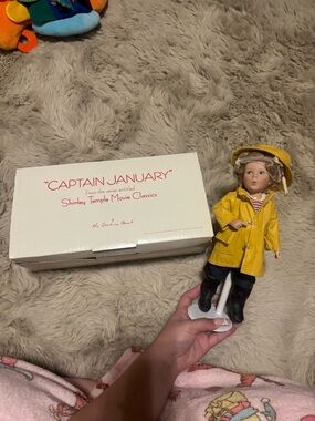 Shirley Temple 'Captain January' Doll in Yellow Raincoat